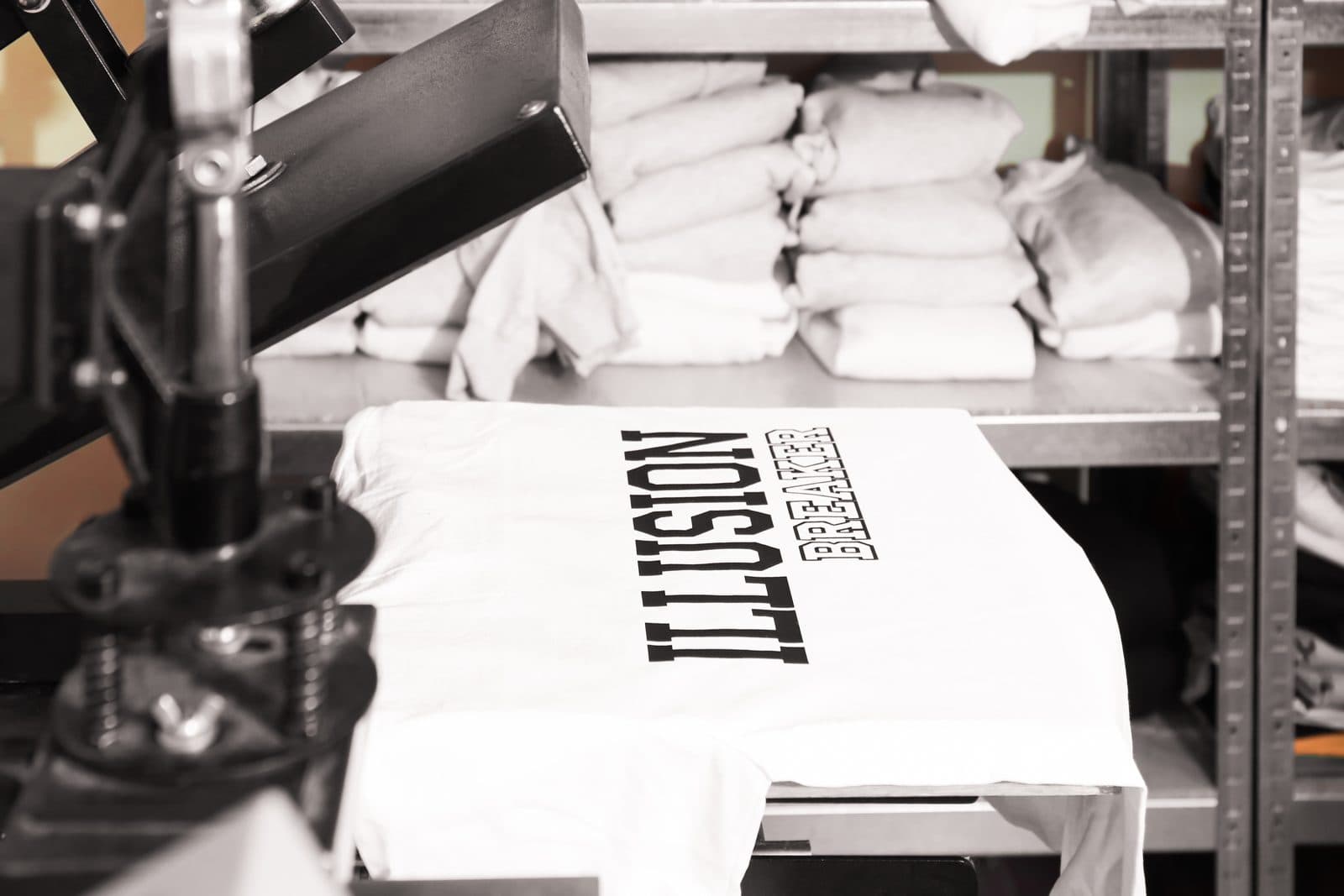 Garment decoration production floor