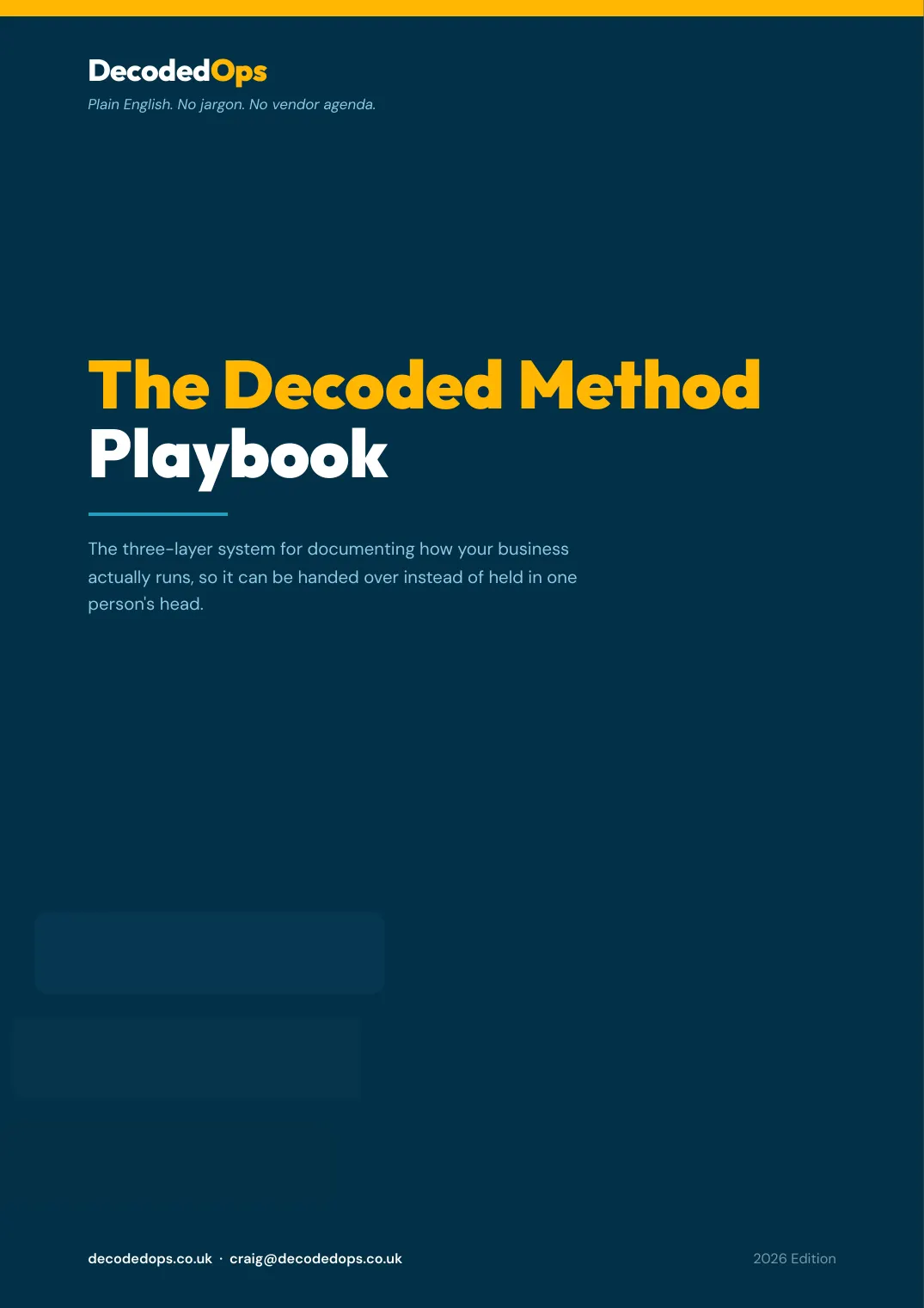 The Decoded Method guide, cover